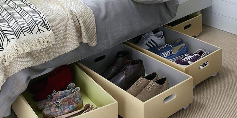 Organize debaixo da cama