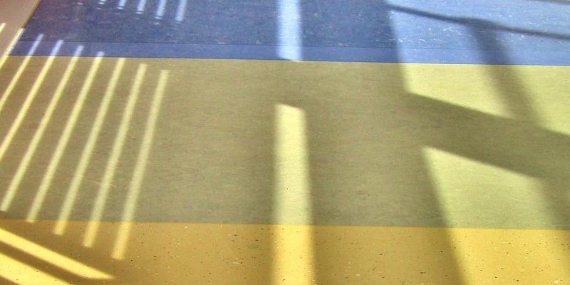 Pisos diferentes e coloridos