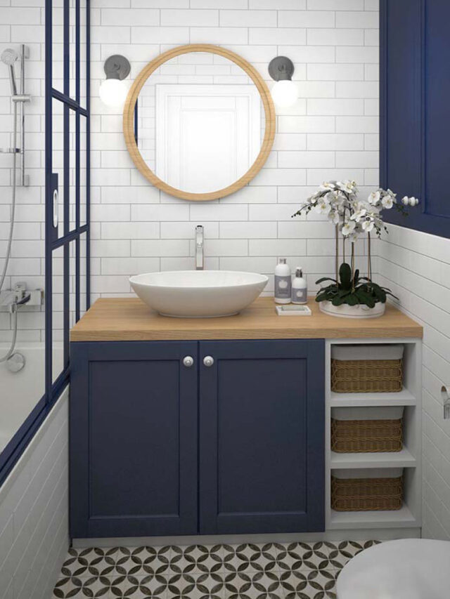 9 Banheiros Pequenos Decorados para inspirar