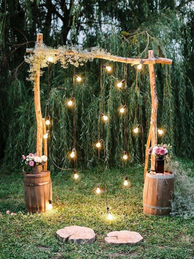Modelos de decoração de casamento simples