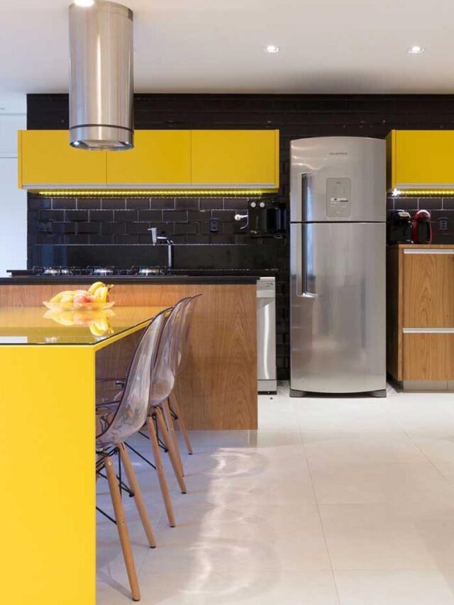 8 cozinhas amarelas: imagens e ideias para inspirar