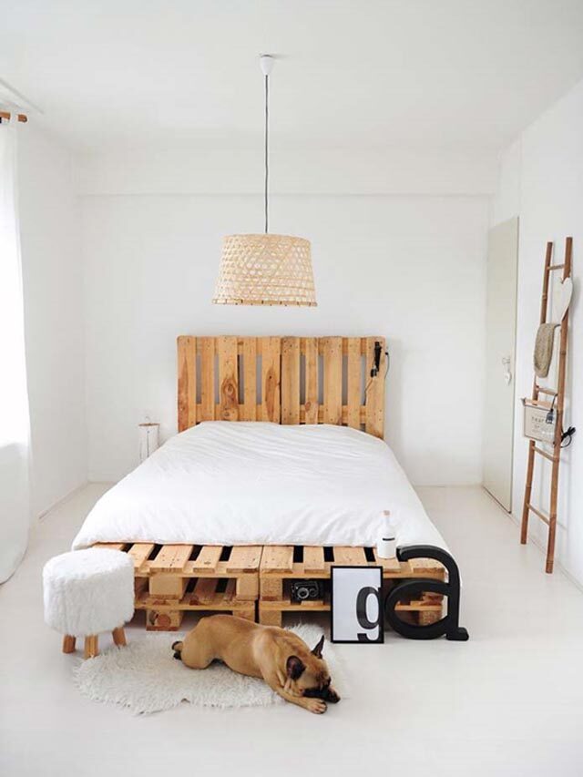 Cama de Pallet: 8 Imagens e ideias para Fazer a Sua