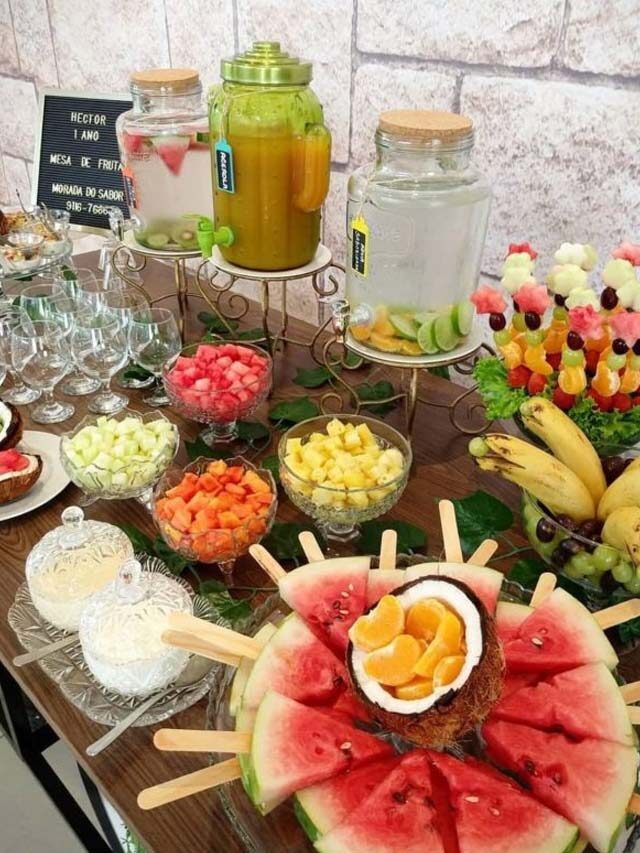 Como montar Mesa de Frutas: 9 Inspirações