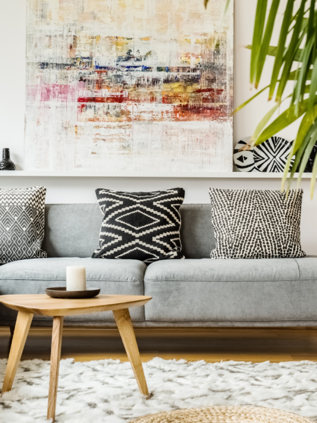 Como compor o sofá com quadros na sala? 8 inspirações