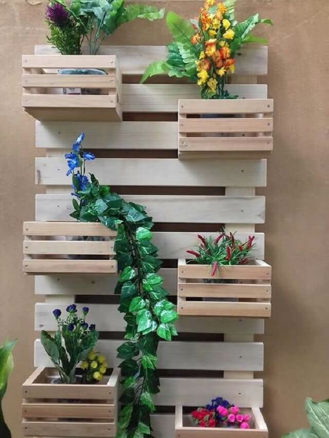 11 ideias e inspirações para fazer um jardim com palete