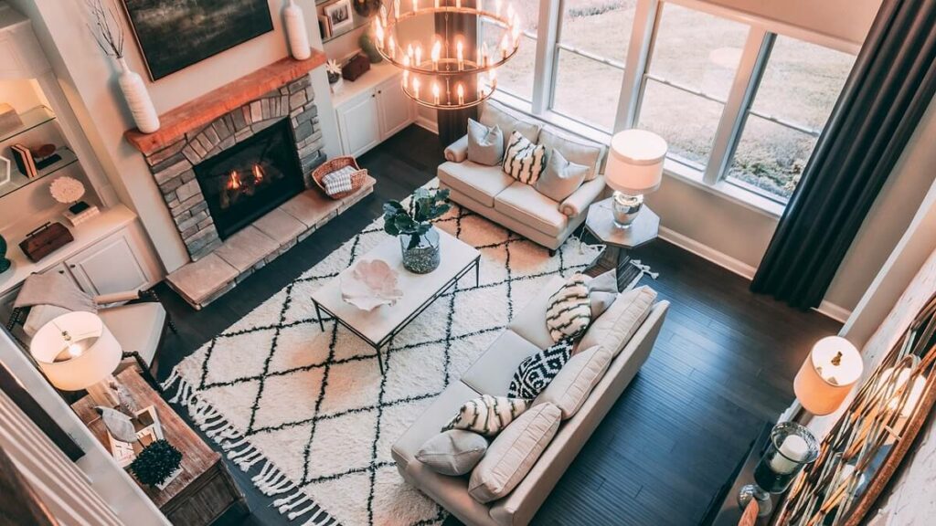 Decoração de uma casa funcional