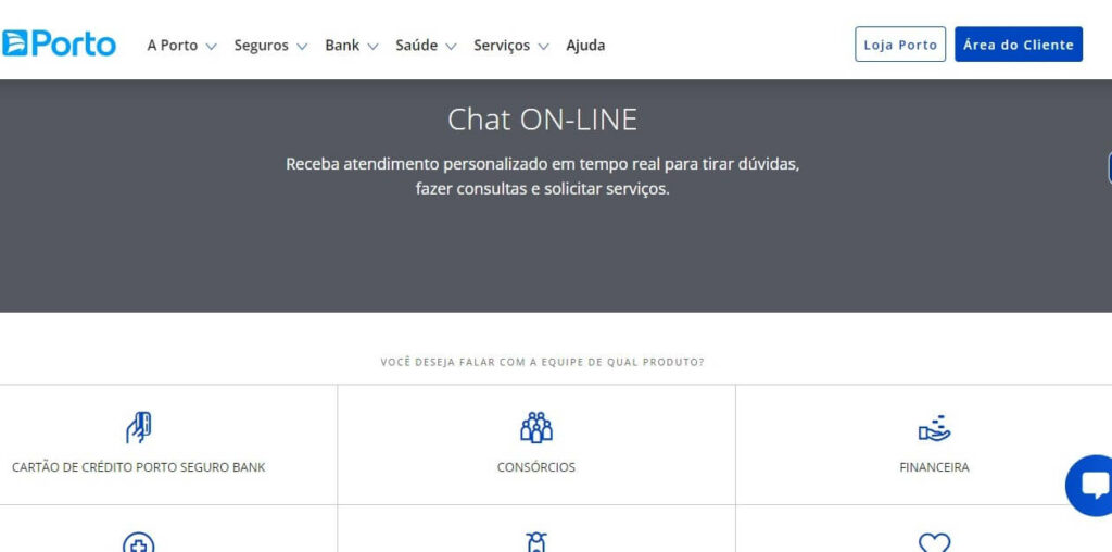 WhatsApp Porto Seguro: Telefone, SAC 0800, Atendimento Virtual e muito mais! 3 Atendimento Virtual Porto Seguro