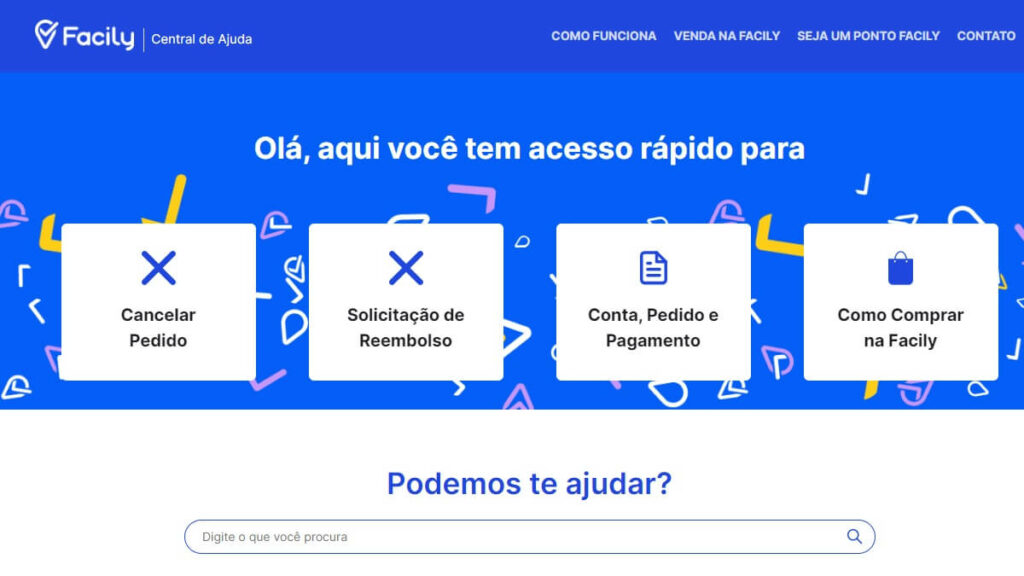 Central de Ajuda da Facily