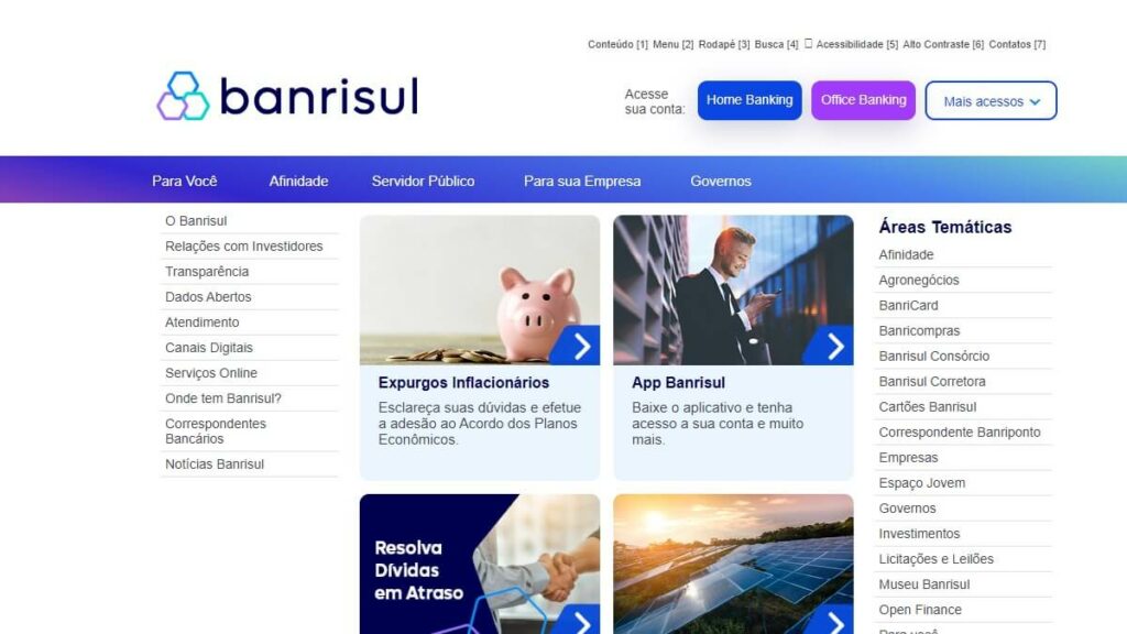 Banrisul Telefone: SAC 0800, WhatsApp, ouvidoria e muito mais! 1 Página inicial Banrisul