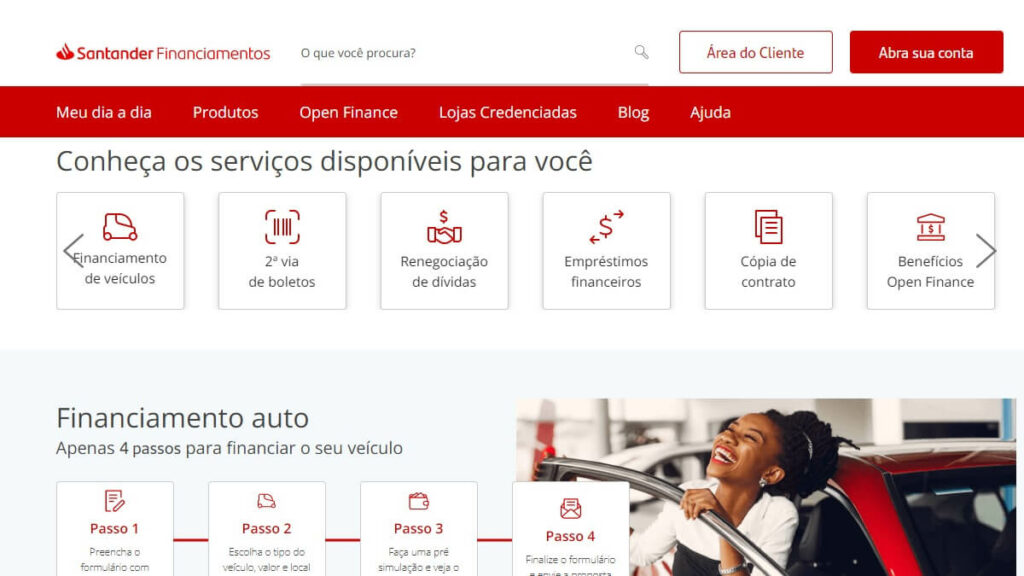 Santander Financiamentos telefone: SAC 0800, WhatsApp, FAQ, ouvidoria e muito mais! 2 Página Inicial Santander Financiamentos