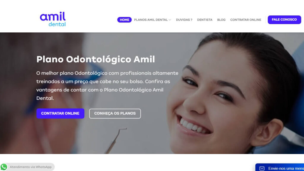 Amil Dental Telefone: SAC 0800, WhatsApp, Atendimento ao Benificiário e mais! 2 Página inicial da Amil Dental