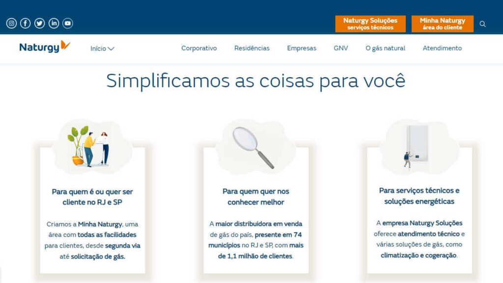 Naturgy Telefone: WhatsApp, SAC 0800, Atendimento Digital e muito mais! 2 Página inicial da Naturgy