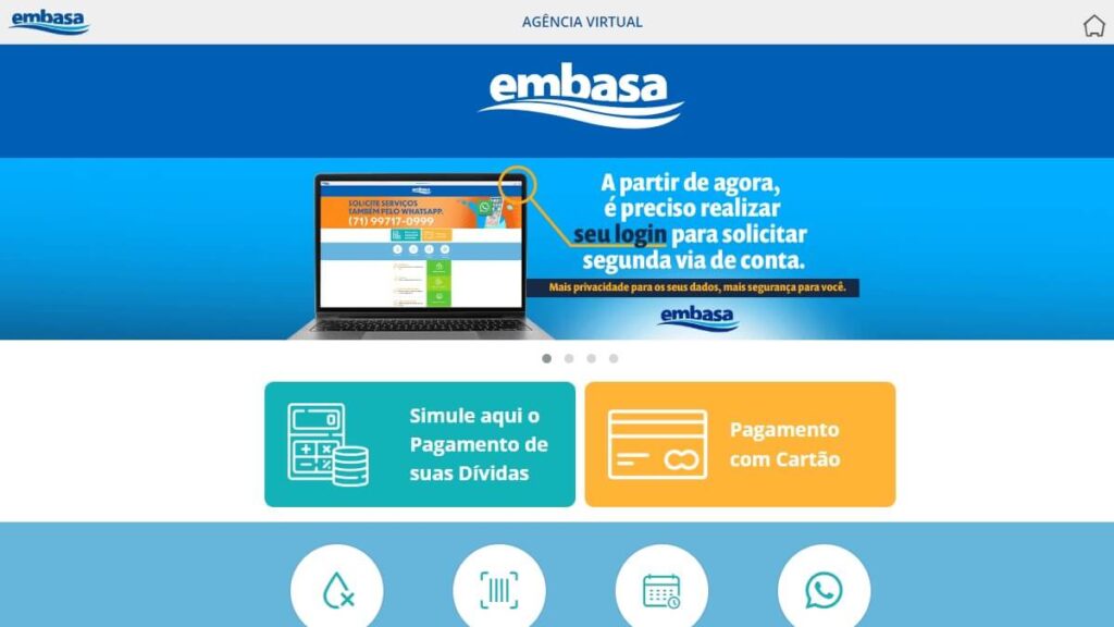 Agência Virtual da Embasa