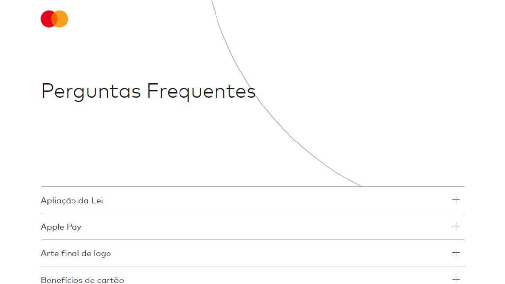 FAQ da Mastercard