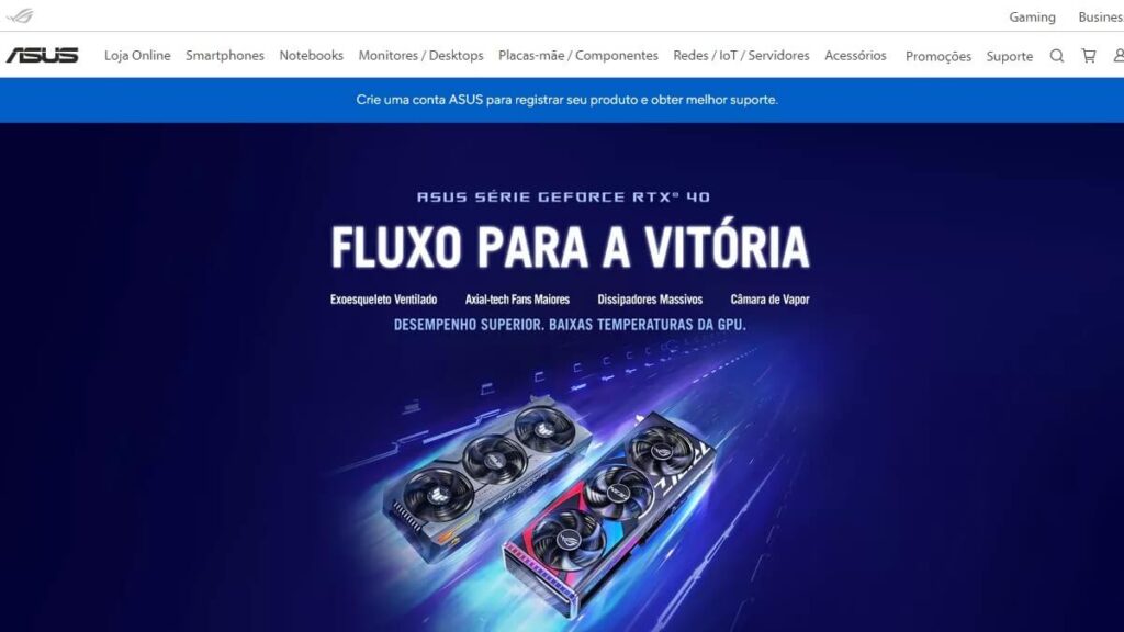 Telefone Asus: WhatsApp, SAC 0800, Atendimento Virtual e mais! 3 Página inicial da Asus