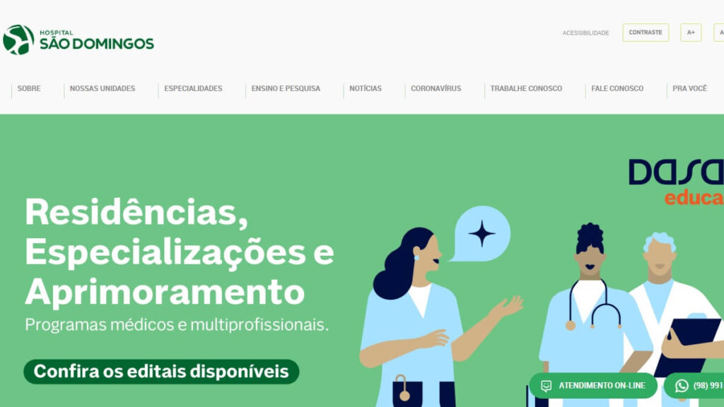 São Domingos Telefone: WhatsApp, SAC 0800, Atendimento por Webchat e mais! 2 Página inicial do São Domingos