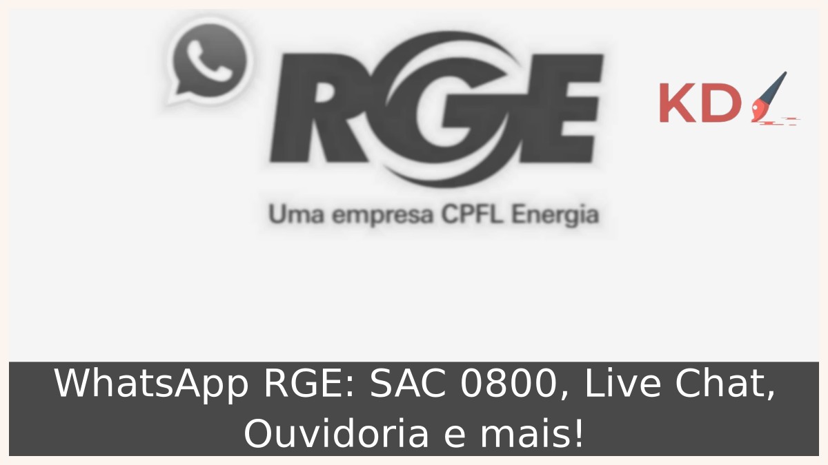 WhatsApp RGE: SAC 0800, Live Chat, Ouvidoria e mais! 3 WhatsApp RGE