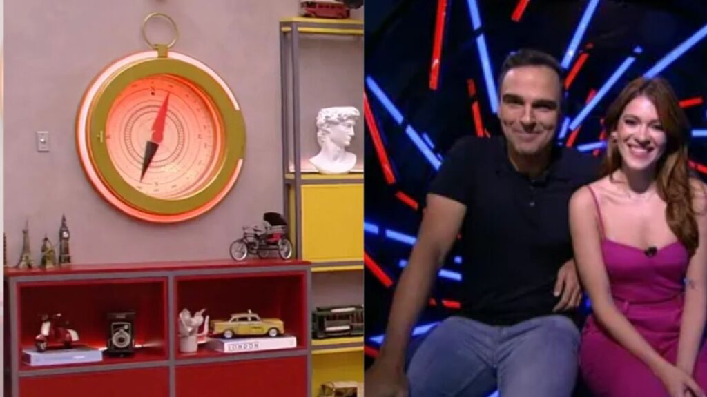 Decoração da Casa do BBB 2023: Tema, Fotos e Novidades! 2 Botão da desistência e confessionário