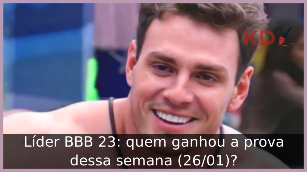 Líder BBB 23: quem ganhou a prova dessa semana (03/02)? 3 Gustavo novo Líder do BBB 23