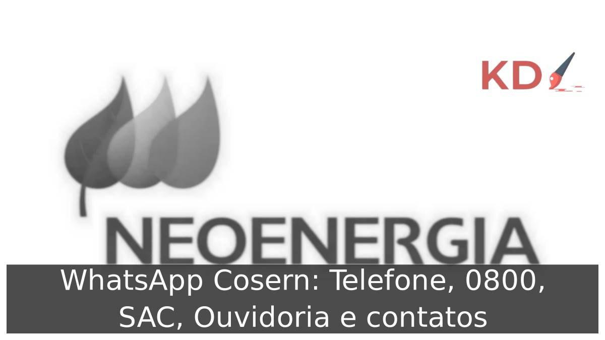 WhatsApp Cosern: Telefone, 0800, SAC, Ouvidoria e contatos - Logo Neoenergia Cosern