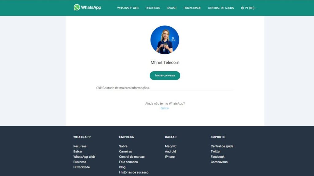 Mhnet WhatsApp: Telefone, e-mail, 0800, ouvidoria e mais! 2 Mhnet WhatsApp