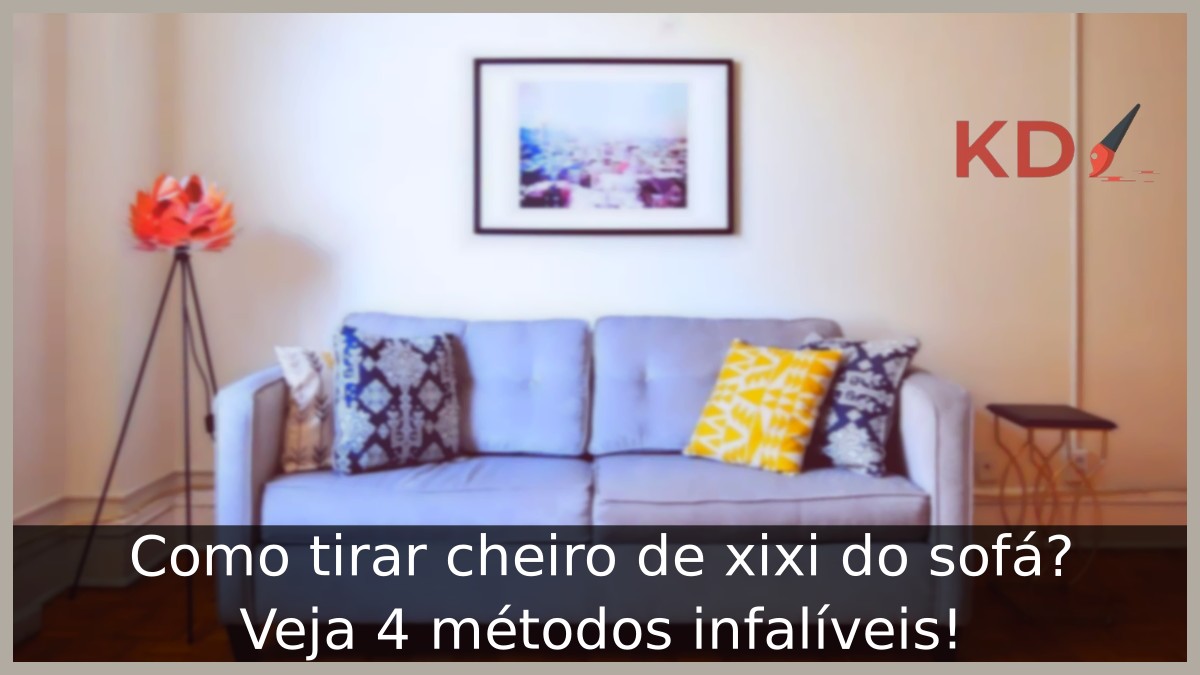 Como tirar cheiro de xixi do sofá
