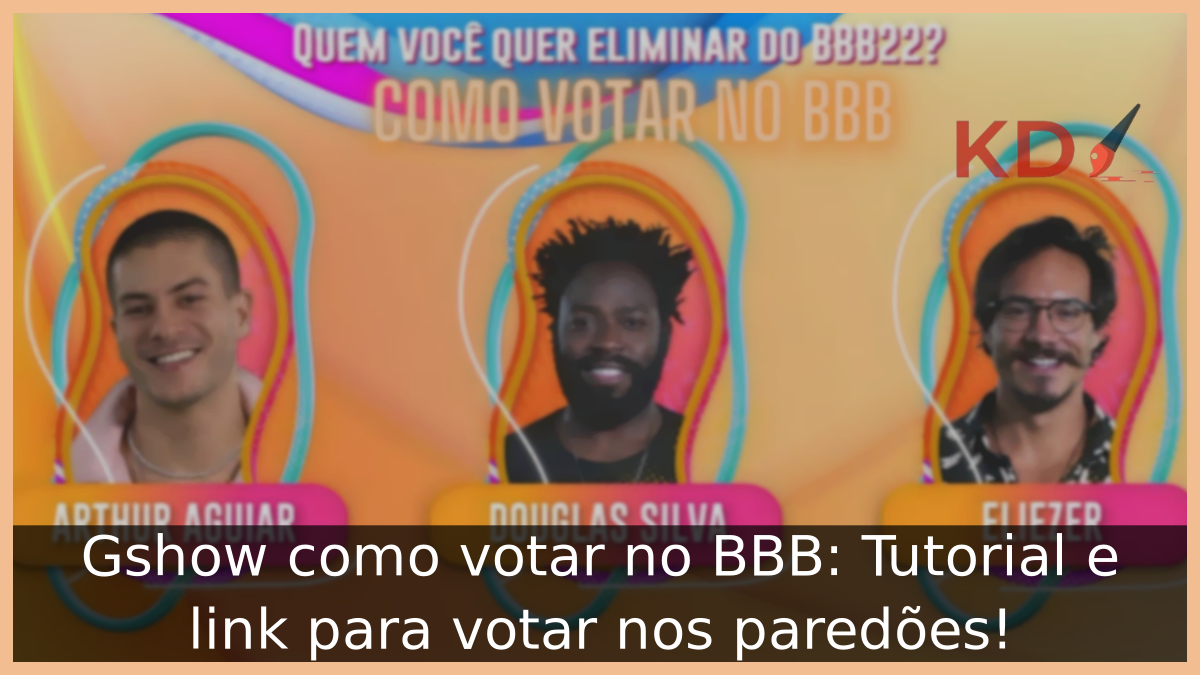 como votar no BBB tutorial