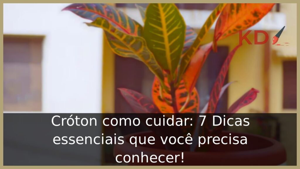 Cróton como cuidar: 7 Dicas essenciais que você precisa conhecer! 1 Cróton como cuidar