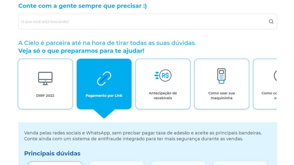 FAQ da Cielo