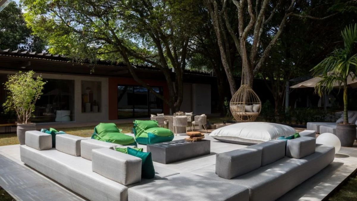 Lounge na área externa