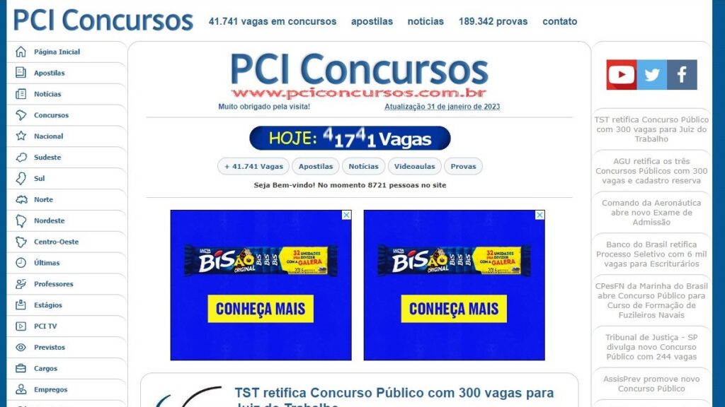 Muito utilizado por concurseiros, podemos afirmar que o PCI concursos é confiável.