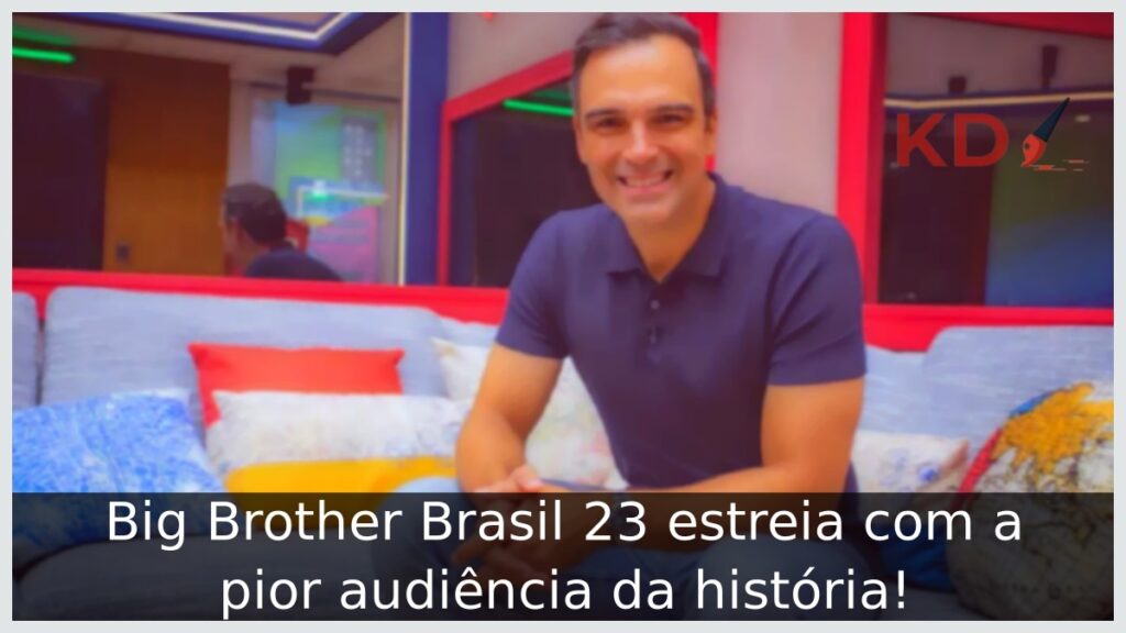 Pior audiência BBB 23, apresentador Tadeu Schmidt
