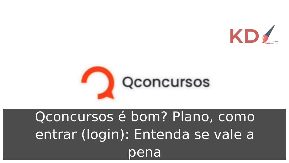 Qconcursos é bom? Plano, como entrar (login): Entenda se vale a pena - qconcursos logo 1