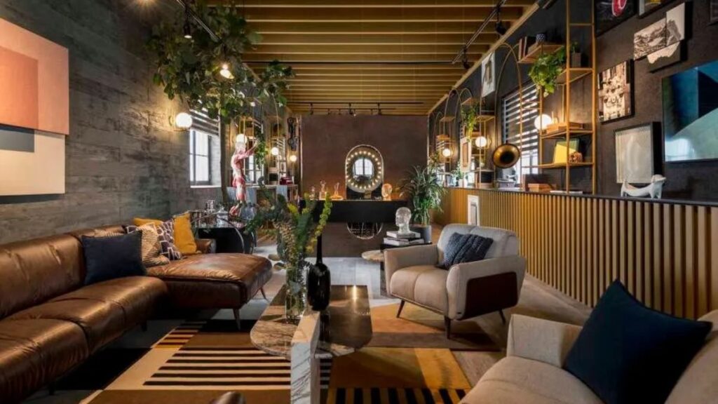Decoração estilo industrial: Diferentes formas de criar um design dentro de casa! 3 Sala Industrial