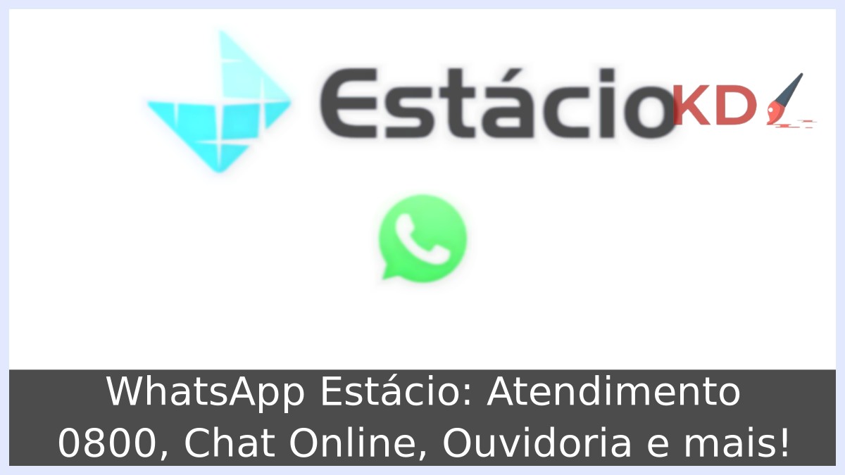 WhatsApp Estácio: Atendimento 0800, Chat Online, Ouvidoria e mais! 11 WhatsApp Estácio