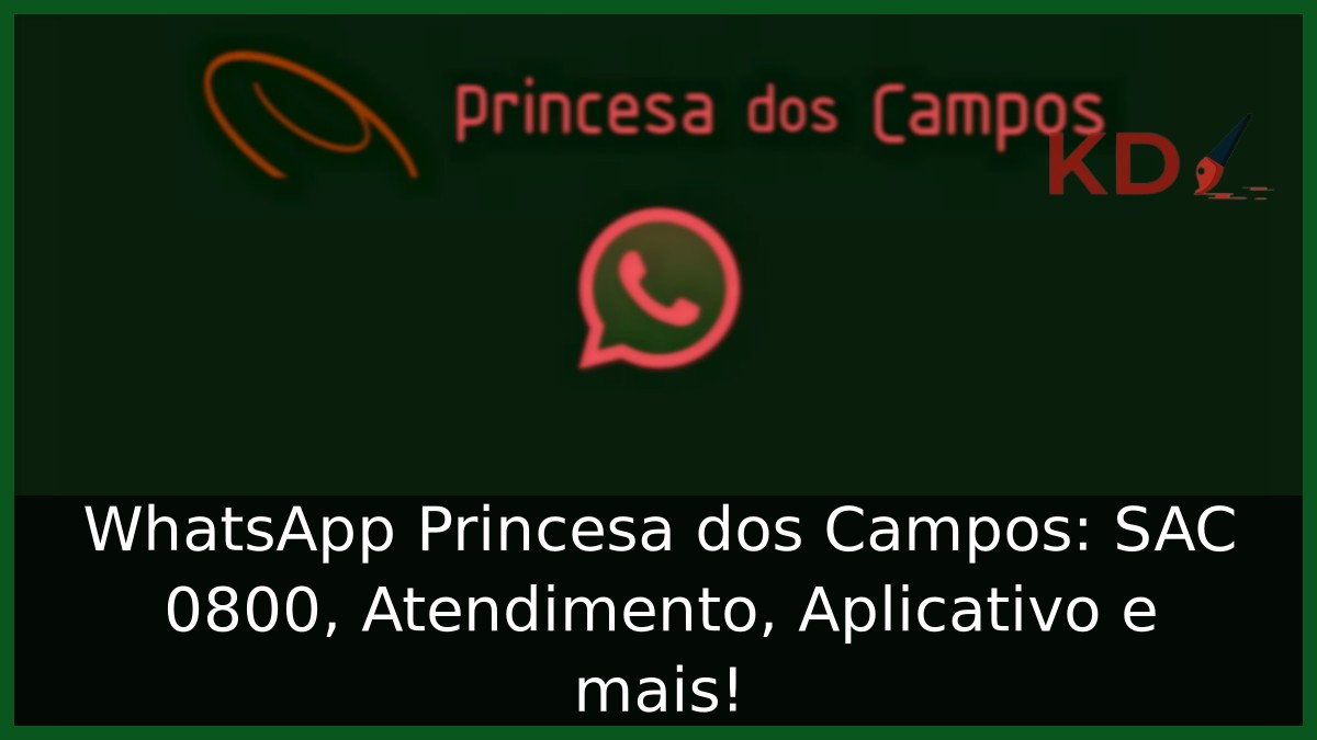 WhatsApp Princesa dos Campos: SAC 0800, Atendimento, Aplicativo e mais! 7 WhatsApp Princesa dos Campos