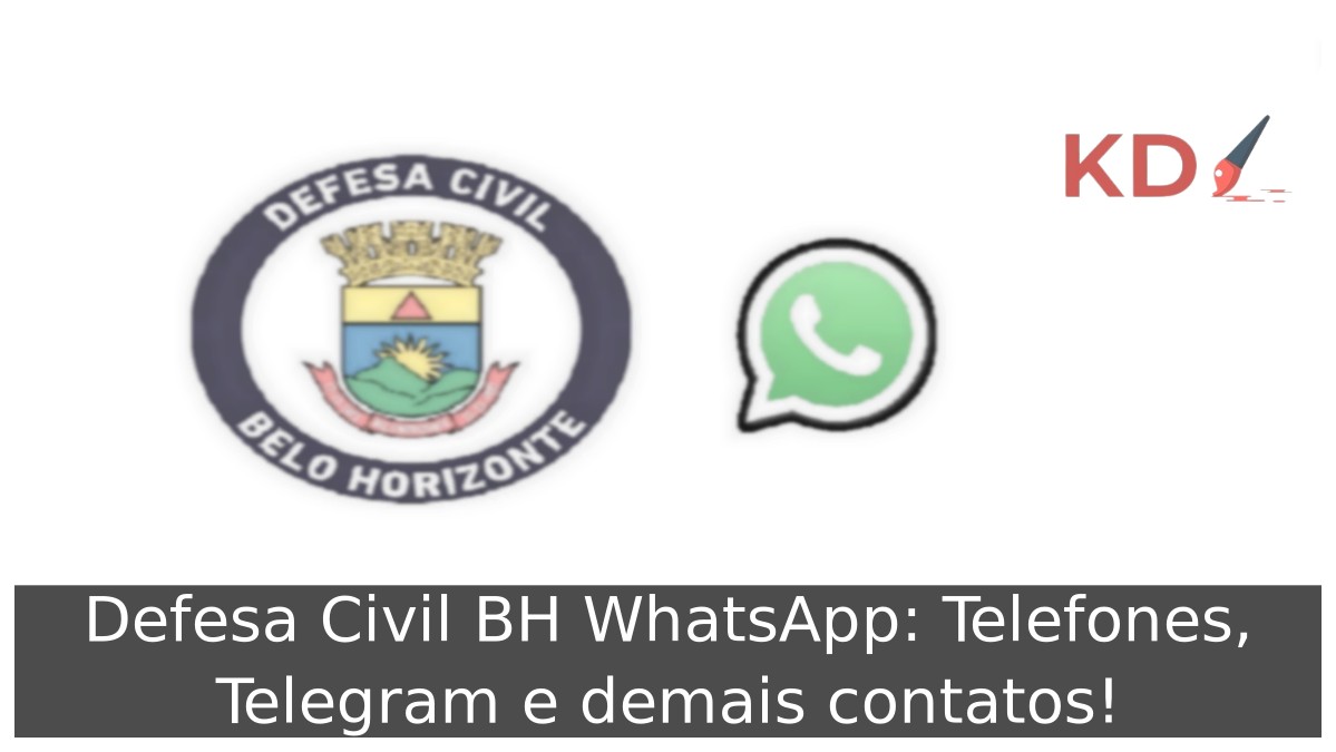 Defesa Civil BH WhatsApp: Telefones, 0800, Telegram e demais contatos! - Defesa civil bh logo 1