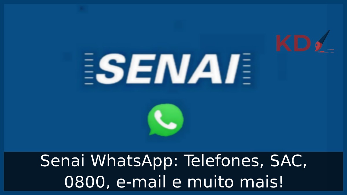 Senai WhatsApp: Telefones, SAC, 0800, e-mail e muito mais! - Logo Senai 2