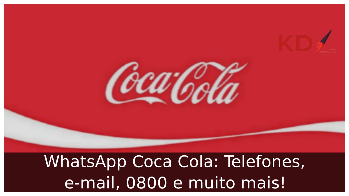 WhatsApp Coca Cola: Telefones, e-mail, 0800 e muito mais! - Logo coca cola 1