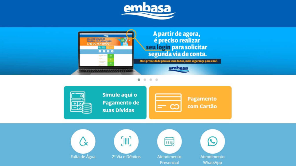 Agência Virtual da Embasa
