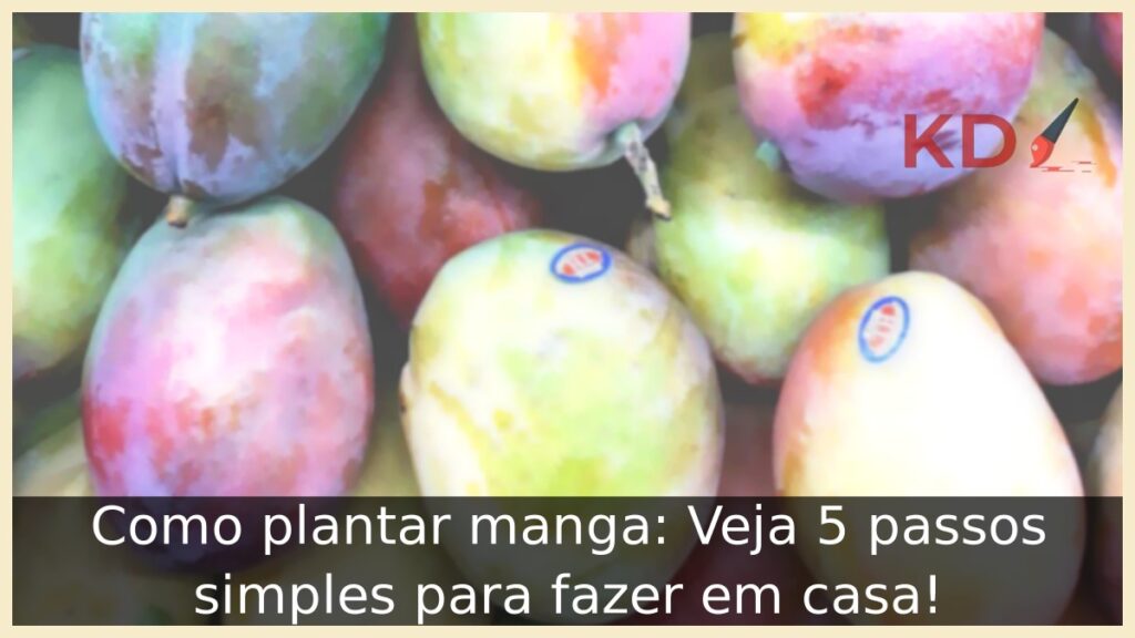 Como plantar manga: Veja 5 passos simples para fazer em casa! 1 Como plantar manga