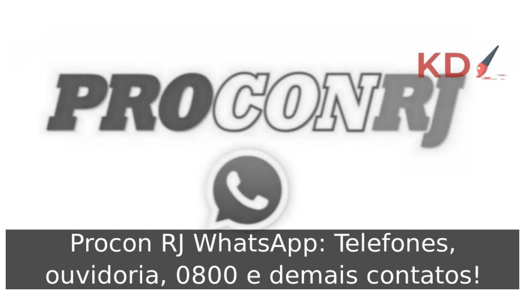 Procon RJ WhatsApp: Telefones, ouvidoria, 0800 e demais contatos! 1 Logo Procon RJ WhatsApp