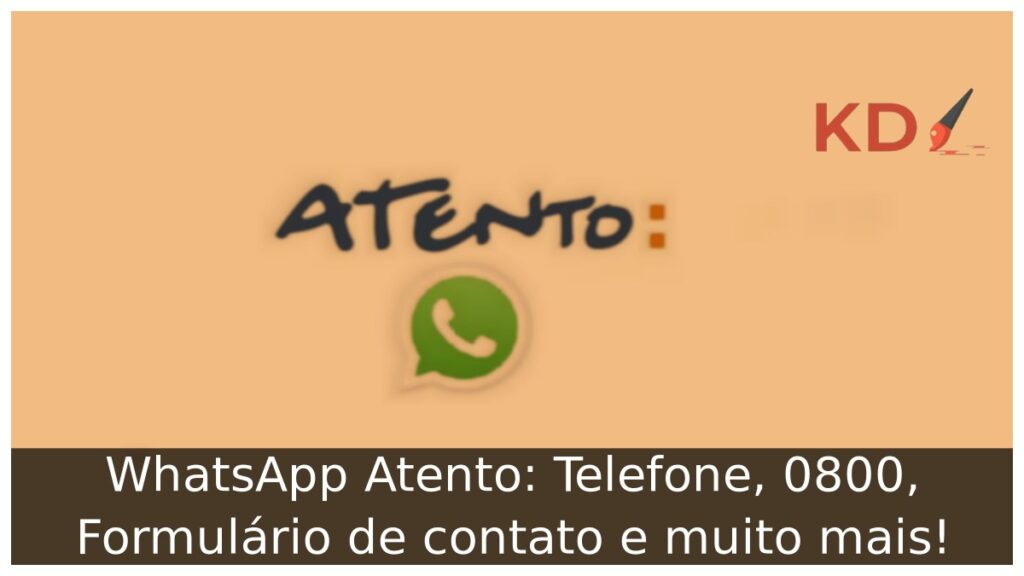 WhatsApp Atento: Telefone, 0800, Formulário de contato e muito mais! 1 Logo WhatsApp Atento.