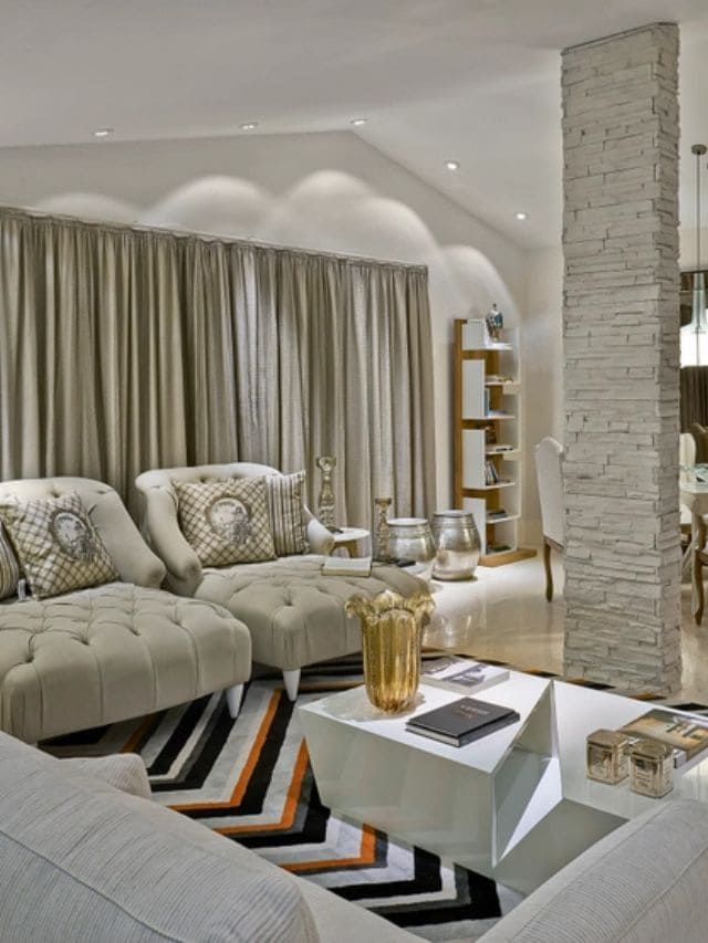 Como usar estampa geométrica na decoração