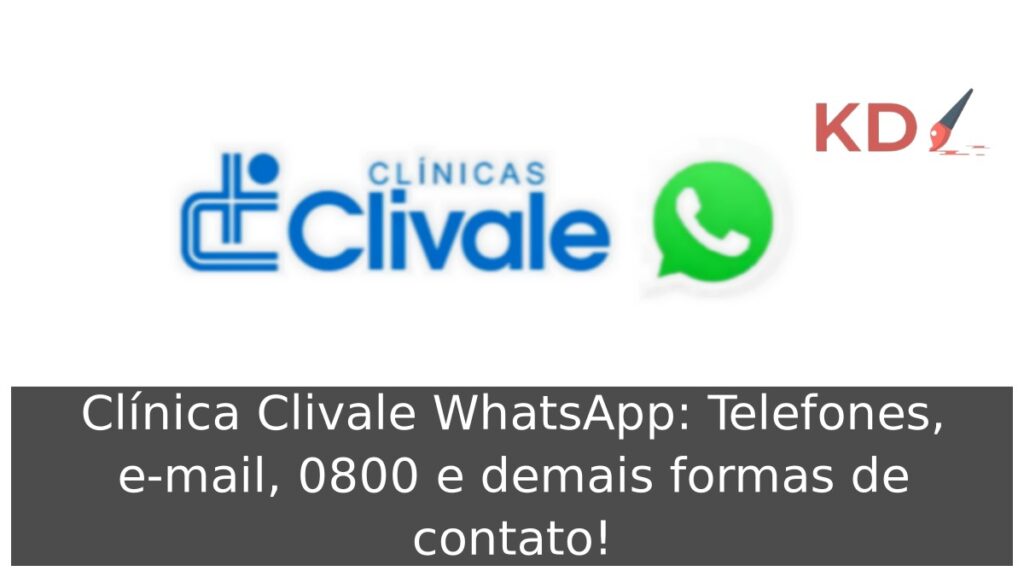 Clínica Clivale WhatsApp: Telefones, e-mail, 0800 e demais formas de contato! 1 Logo Clínica Clivale WhatsApp.
