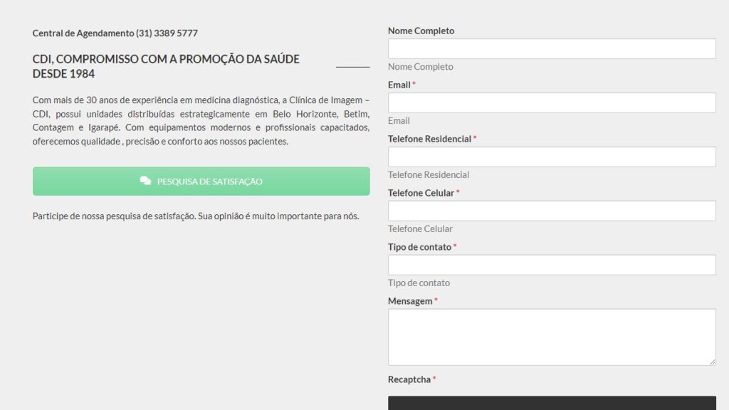 CDI WhatsApp: Telefone, e-mail, 0800, SAC e muito mais! - formulario cdi