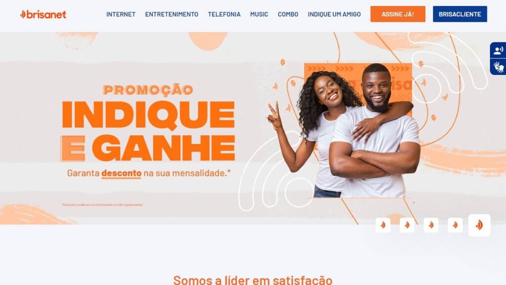Brisanet Fatura: Veja como emitir a segunda via de forma prática! 3 Página inicial da Brisanet