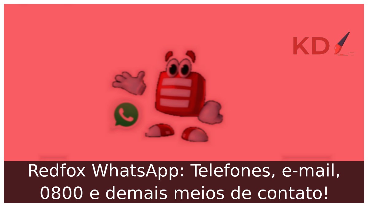 Redfox WhatsApp: Telefones, e-mail, 0800 e demais meios de contato! - redfox logo
