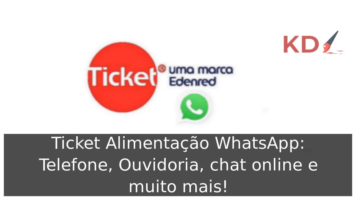 Logo Ticket Alimentação WhatsApp.