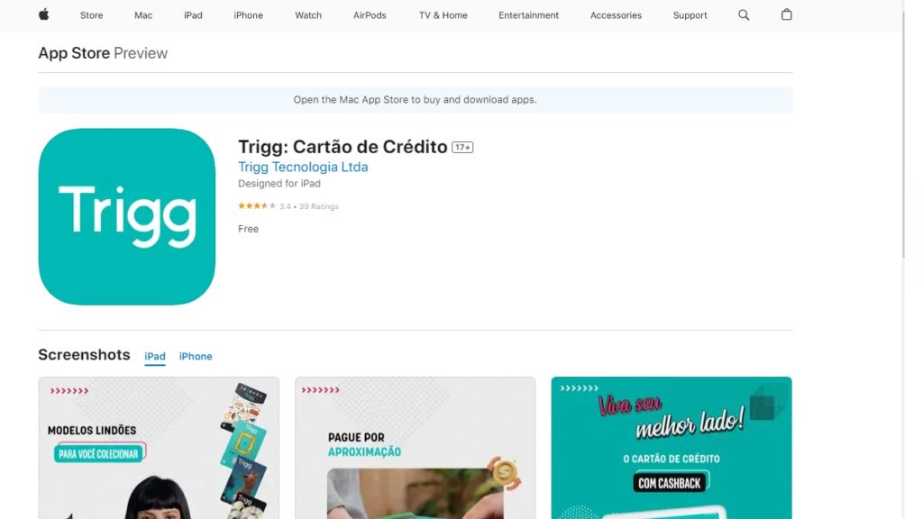 WhatsApp Trigg: Telefones, e-mail, 0800 SAC e muito mais! 2 Print Screen do aplicativo Trigg na Apple Store.